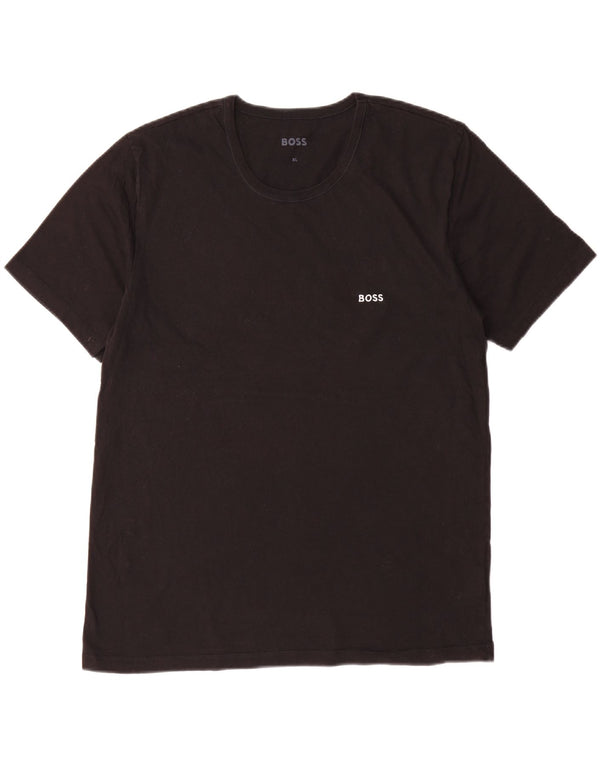 Ανδρικό T-Shirt Hugo Boss Top XL Μαύρο βαμβακερό