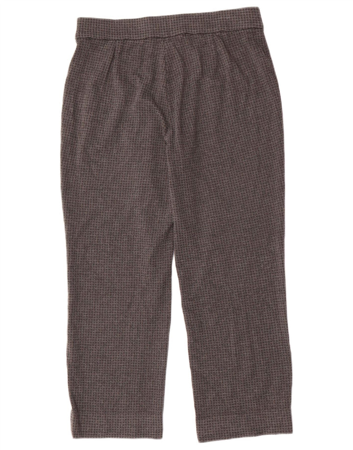 Marks & Spencer Γυναικείο Cropped Παντελόνι UK 12 Medium W32 L25 Grey
