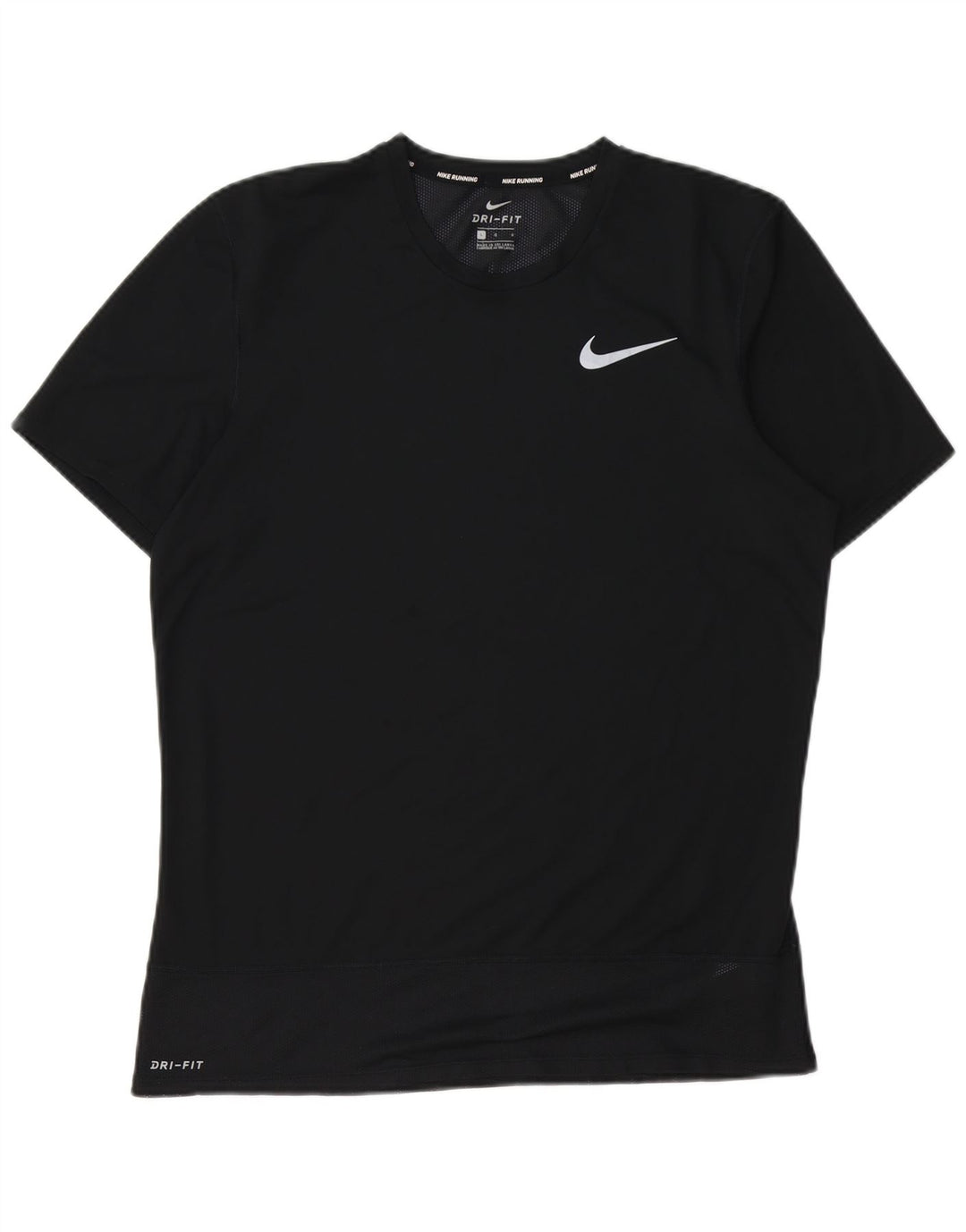 Ανδρικό T-shirt Nike Dri Fit Top Large Μαύρο Πολυεστέρας