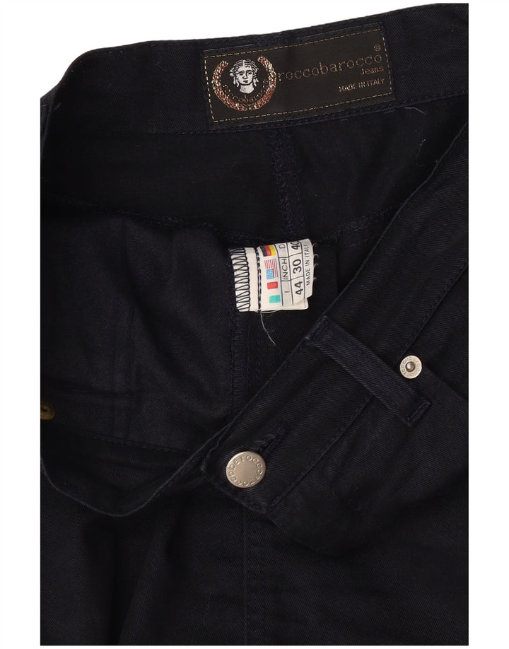 Roccobarocco Γυναικεία Pencil Φούστα IT 44 Medium W28 Navy Blue Geometric