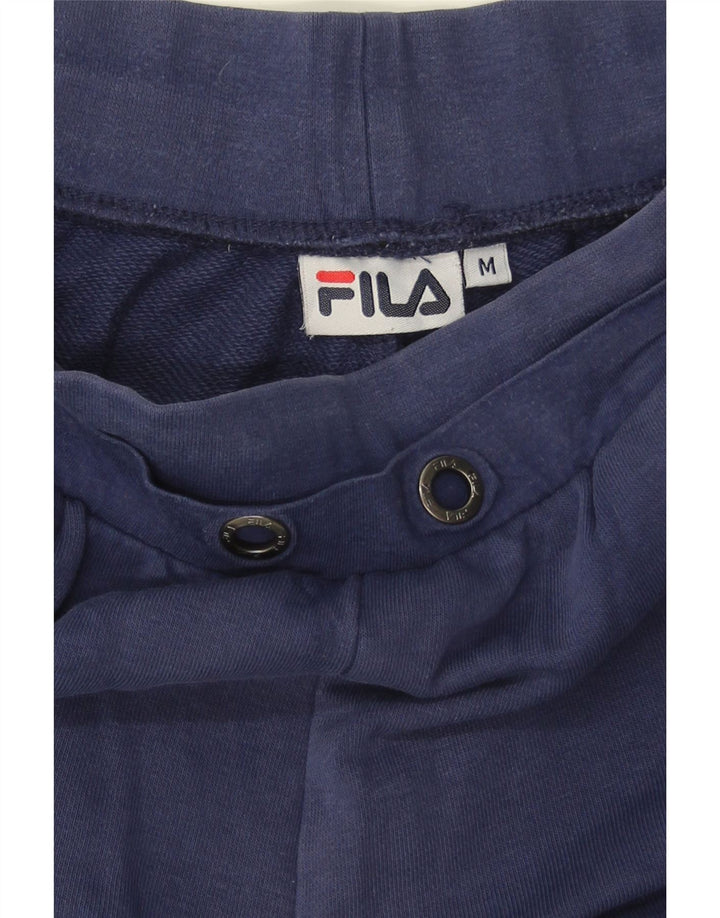 FILA Mens Tracksuit Trousers Joggers Medium  Navy Blue Cotton Vintage Fila and Second-Hand Fila from Messina Hembry 