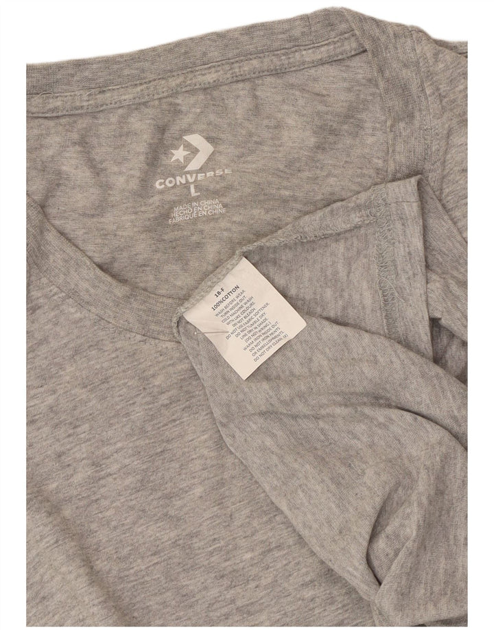 Ανδρικό γιλέκο Converse Μεγάλο Βαμβακερό Γκρι
