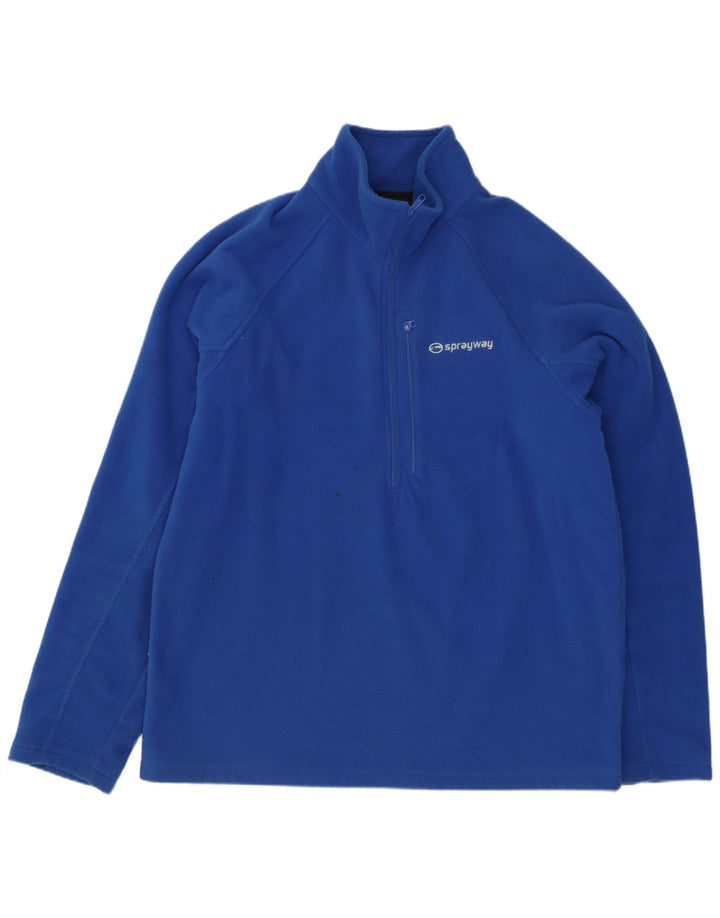 Sprayway Ανδρικό φερμουάρ με φερμουάρ Fleece Jumper Μεσαίο μπλε πολυεστέρας