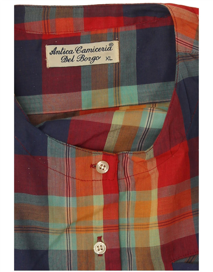 Antica Camiceria γυναικείο πουλόβερ πουκάμισο UK 18 XL Πολύχρωμη επιταγή