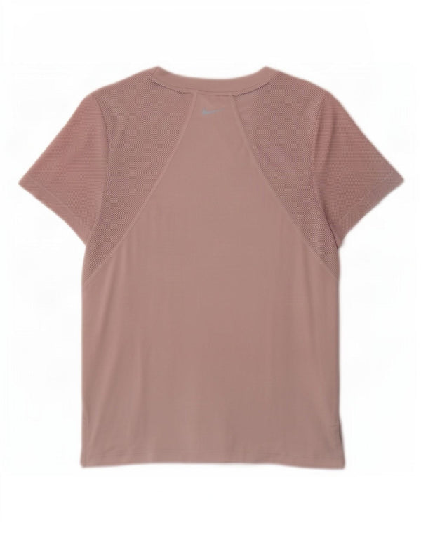 Γυναικείο μπλουζάκι Nike Dri Fit Top UK 10 Small Pink Polyester