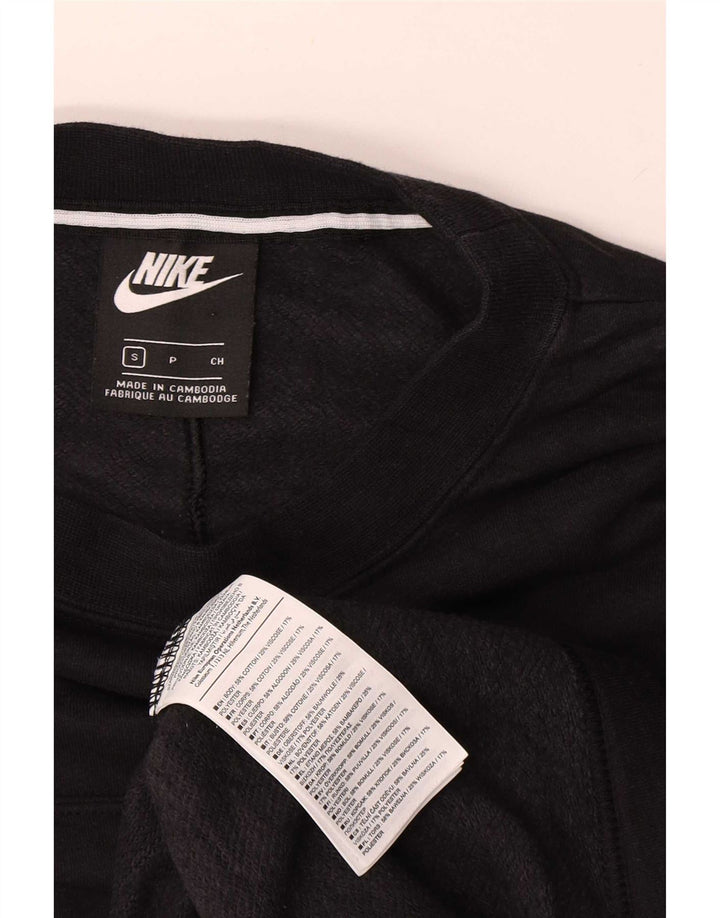 Γυναικείο γραφικό υπερμεγέθη φούτερ Nike UK 10 Μικρό μαύρο βαμβακερό