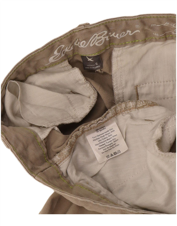 Eddie Bauer Γυναικείο Boyfriend Slim παντελόνι Chino US 6 μεσαίο μπεζ βαμβακερό