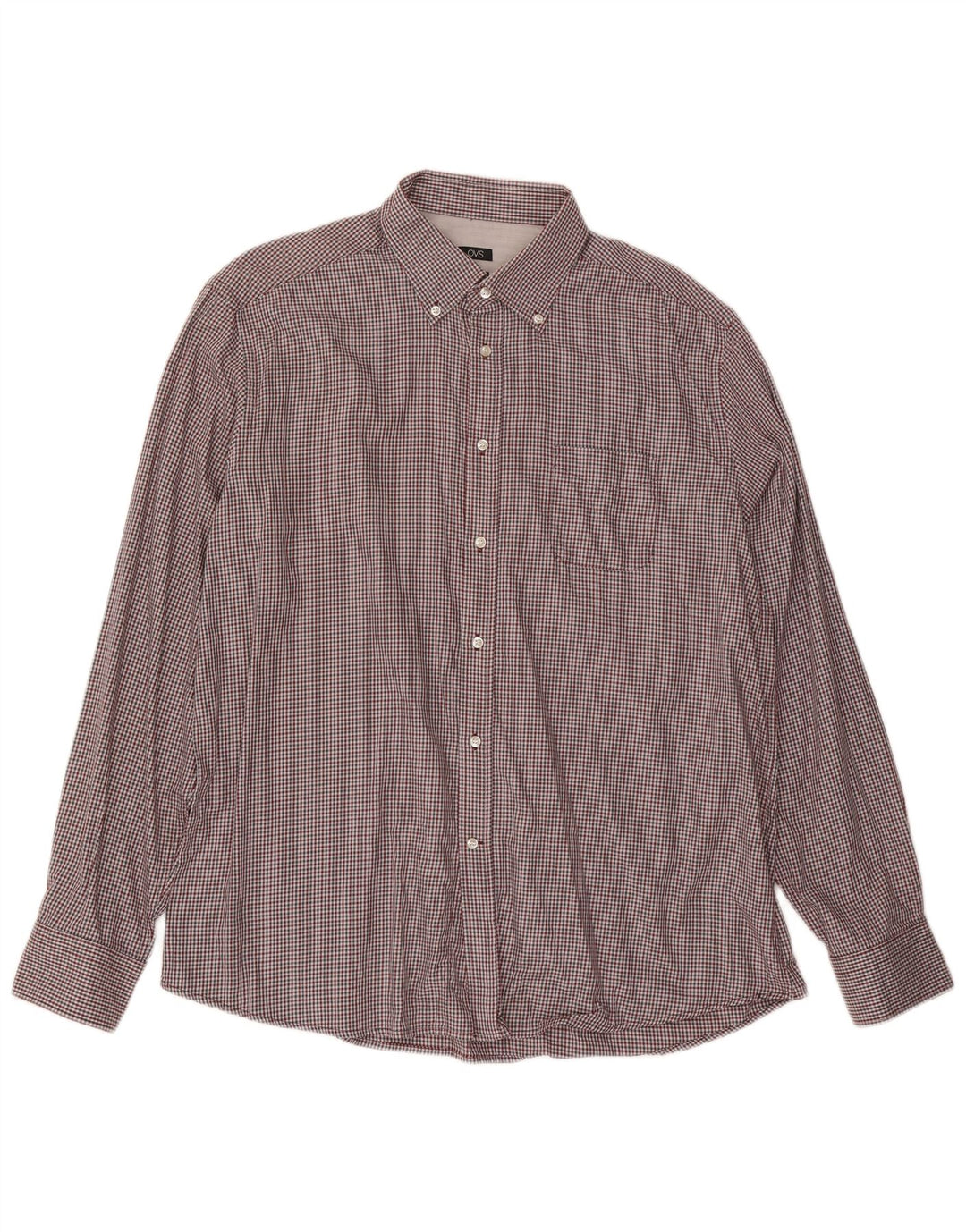 Ανδρικό πουκάμισο OVS Regular Fit Size 45 17 3/4 XL Πολύχρωμο βαμβακερό Gingham