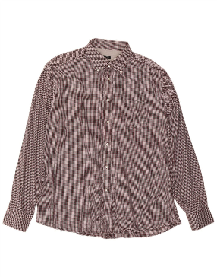 Ανδρικό πουκάμισο OVS Regular Fit Size 45 17 3/4 XL Πολύχρωμο βαμβακερό Gingham
