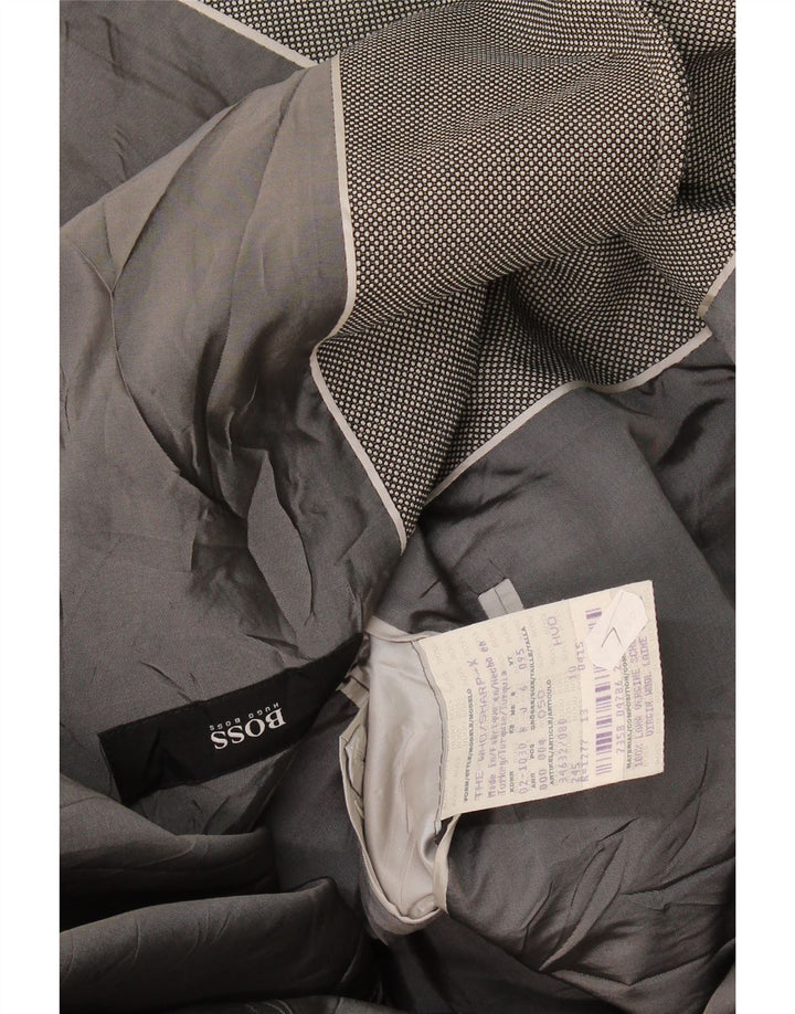 Hugo Boss Ανδρικό σακάκι σακάκι με 3 κουμπιά EU 50 Large Grey Wool