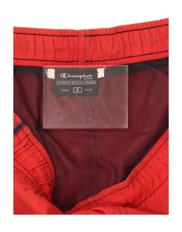 CHAMPION Mens Swimming Shorts Small Red Vintage Champion and Second-Hand Champion from Messina Hembry 