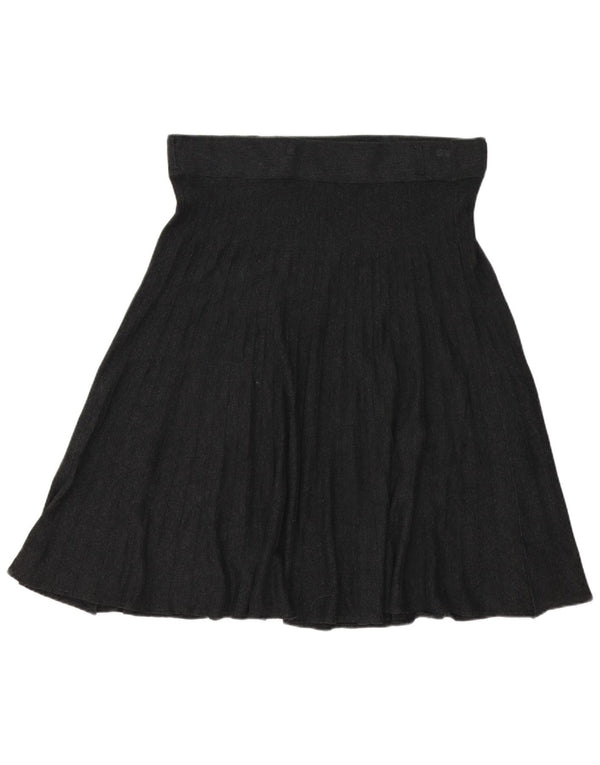 Marks & Spencer Γυναικεία ψηλόμεση A-Line UK 16 μεγάλη φούστα W38 Γκρι