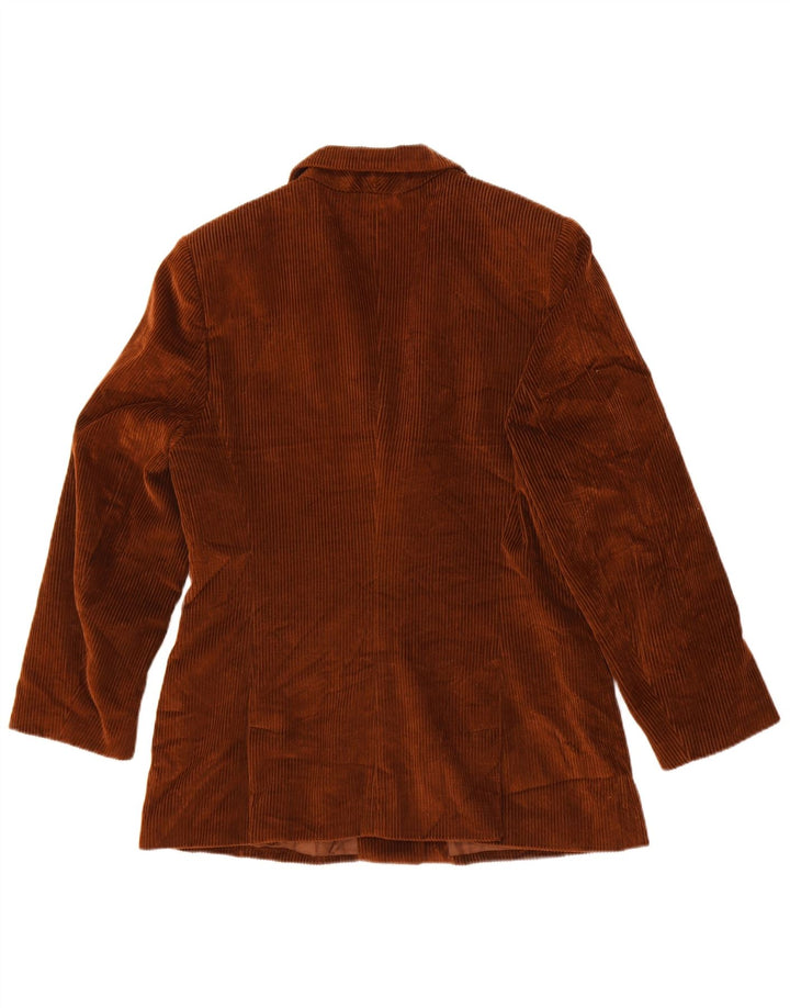 Vintage γυναικείο σακάκι blazer UK 14 μεσαίου καφέ Argyle/Διαμάντι