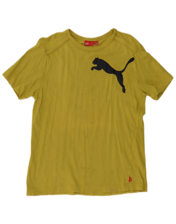 Γραφικό T-Shirt Puma Boys Top 15-16 ετών κίτρινο