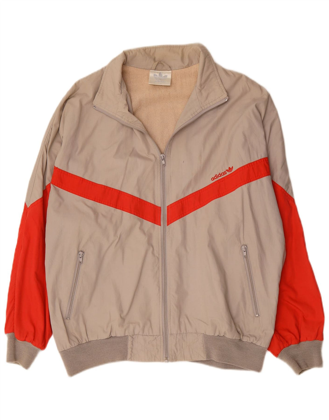 Ανδρική φόρμα Adidas Top Jacket IT 54 XL Beige Colourblock Polyester