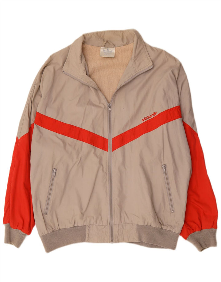 Ανδρική φόρμα Adidas Top Jacket IT 54 XL Beige Colourblock Polyester