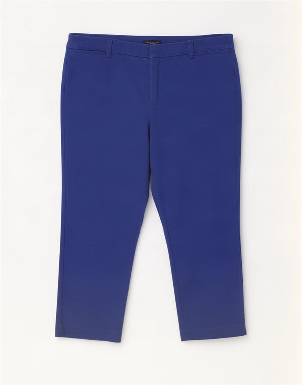 Tommy Hilfiger γυναικείο ίσιο παντελόνι Capri US 12 Large W34 L22 Blue