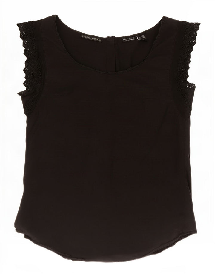 Maison Scotch Γυναικεία Μπλούζα Τοπ US 1 XS Μαύρο Μεταξωτό