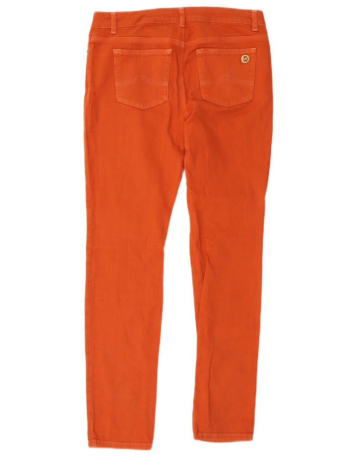 Michael Kors Γυναικείο Slim Jeans US 6 Medium W34 L32 Πορτοκαλί βαμβακερό
