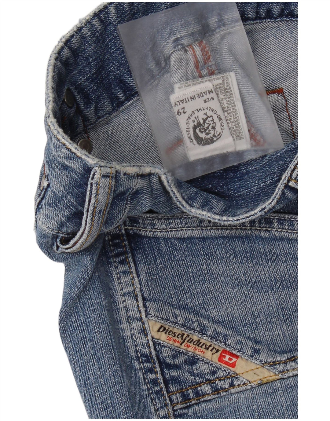 Diesel γυναικείο τζιν μποτάκι W29 L31 Μπλε βαμβακερό