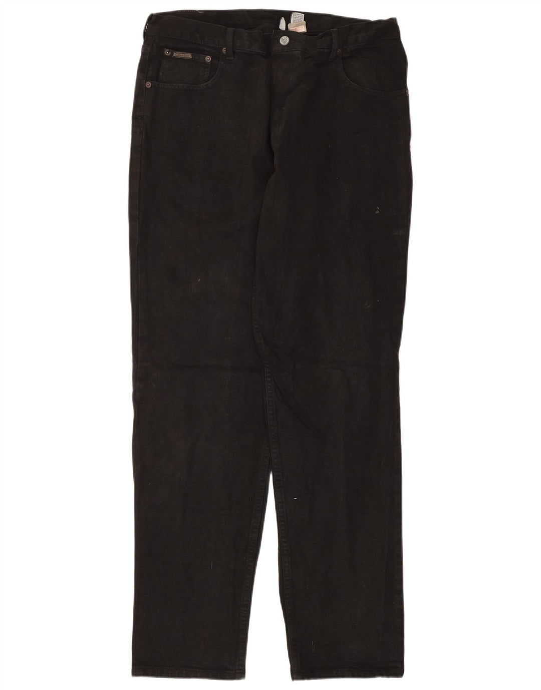 Ανδρικό τζιν ίσιο Calvin Klein W38 L34 Μαύρο βαμβακερό