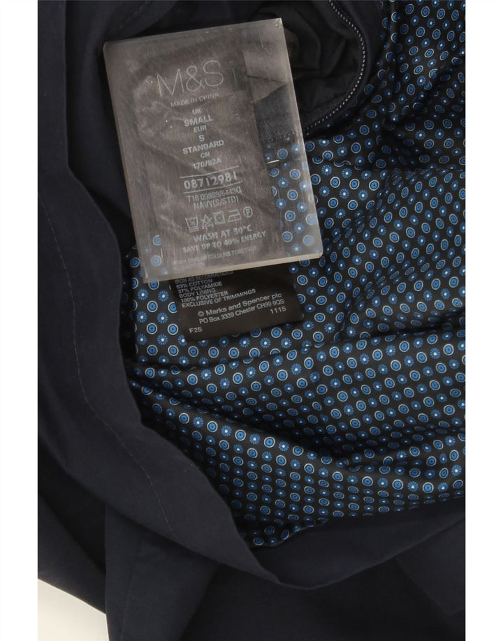 Ανδρικό μπουφάν MARKS & SPENCER Bomber UK 36 Small Navy Blue Cotton