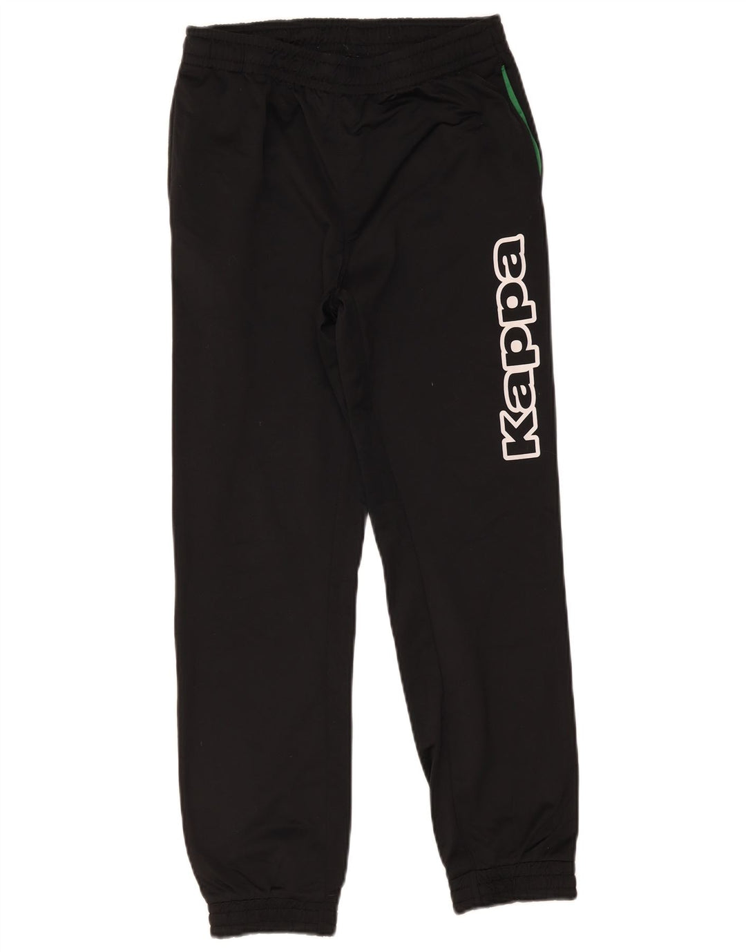 Kappa Boys Graphic αθλητική φόρμα παντελόνι Joggers 13-14 ετών μαύρο πολυεστέρα
