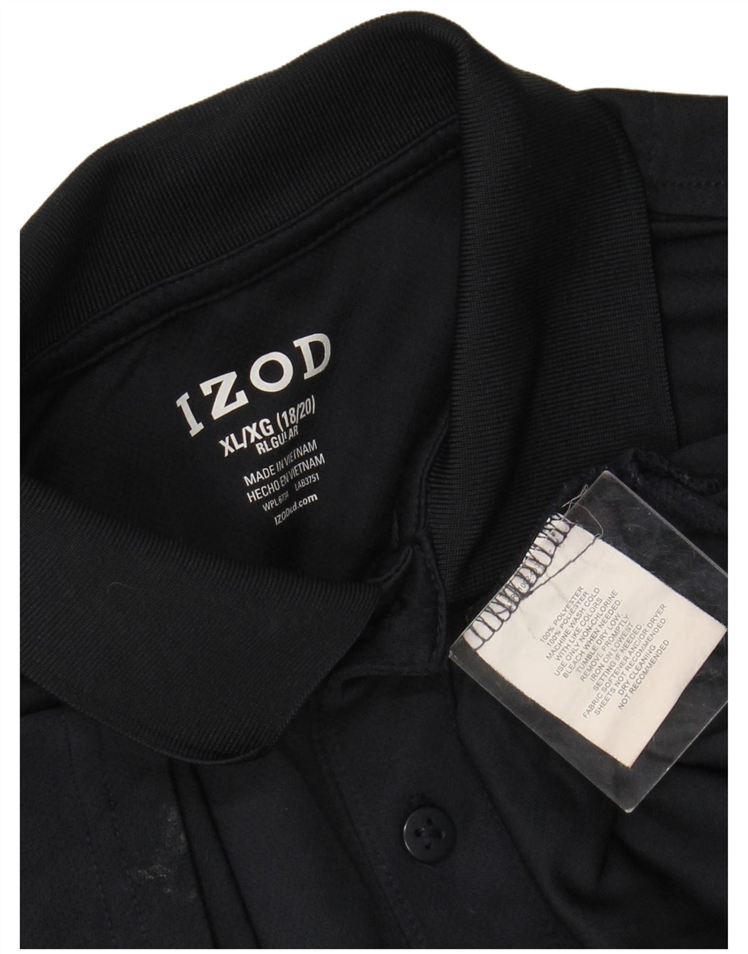 IZOD Boys κανονικό μπλουζάκι πόλο 15-16 ετών XL Navy Blue Polyester