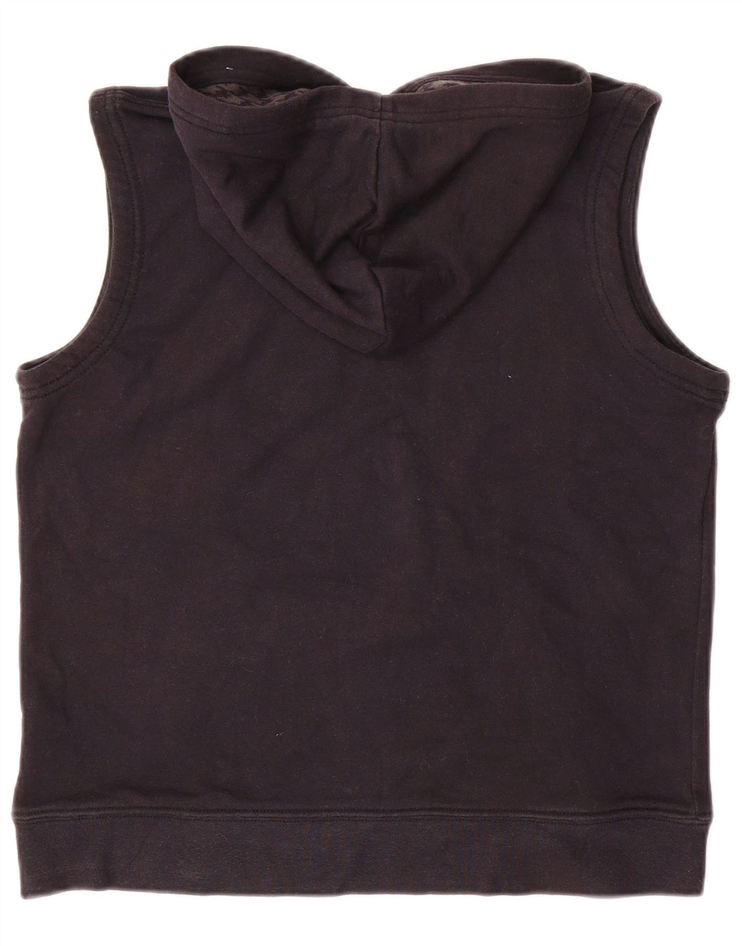 Γραφικό αμάνικο μπλουζάκι για αγόρια NIKE 10-11 ετών Μεσαίο μαύρο βαμβακερό