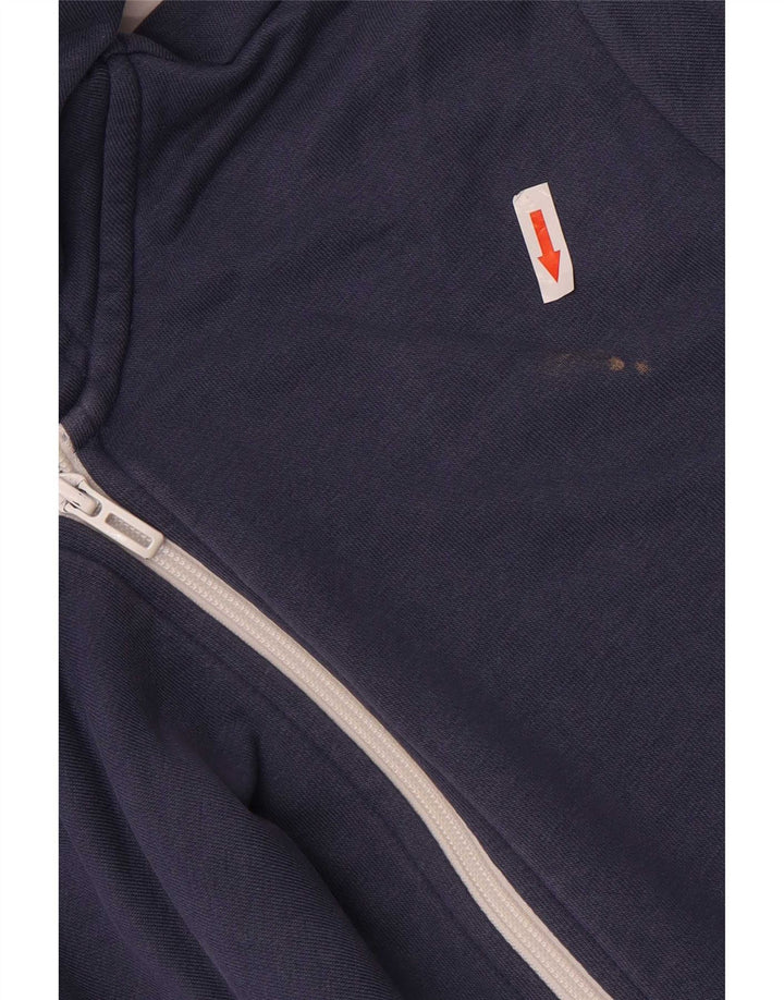Ανδρικό πουλόβερ με κουκούλα με φερμουάρ Adidas Small Blue