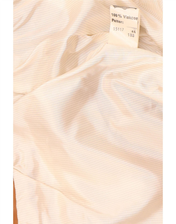 Vintage Γυναικείο Oversized Δερμάτινο Μπουφάν EU 44 XL Καφέ Δερμάτινο