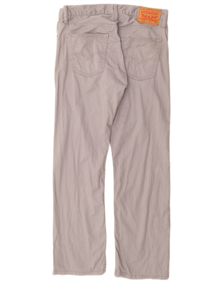 Levi's Mens 514 Straight Jeans W32 L30 Γκρι βαμβακερό