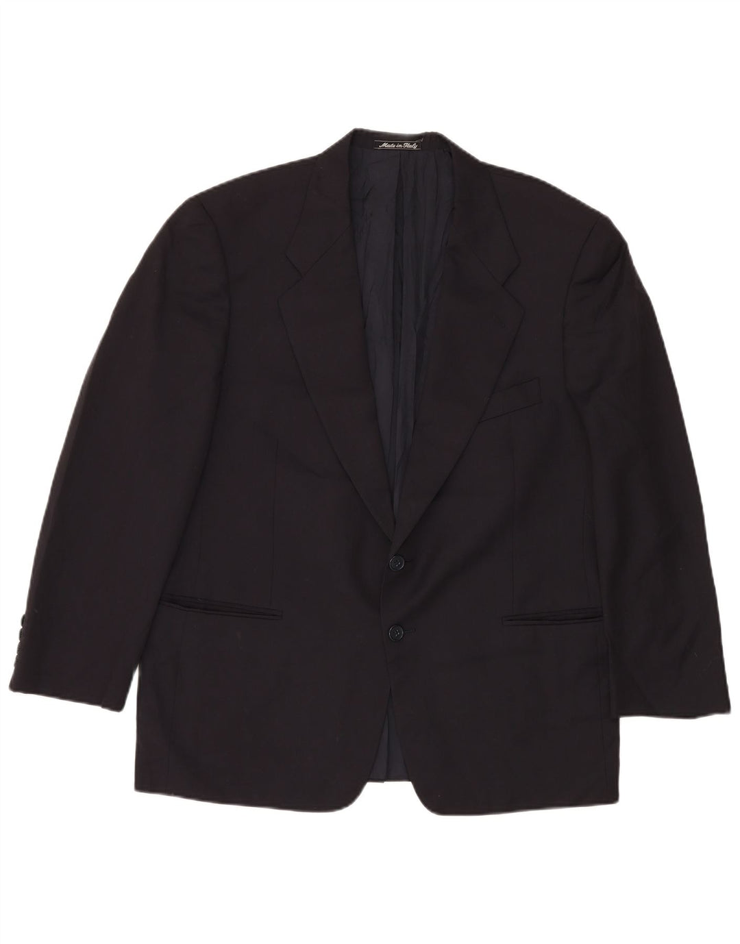 Marks & Spencer Ανδρικό μπουφάν σακάκι με 2 κουμπιά UK 42 XL Navy Blue New Wool