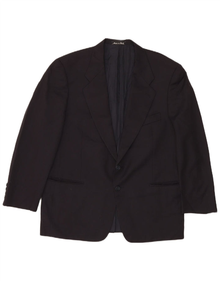 Marks & Spencer Ανδρικό μπουφάν σακάκι με 2 κουμπιά UK 42 XL Navy Blue New Wool
