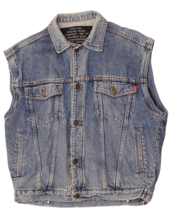 Casucci Ανδρικό Τζιν Gilet UK 40 Large Blue