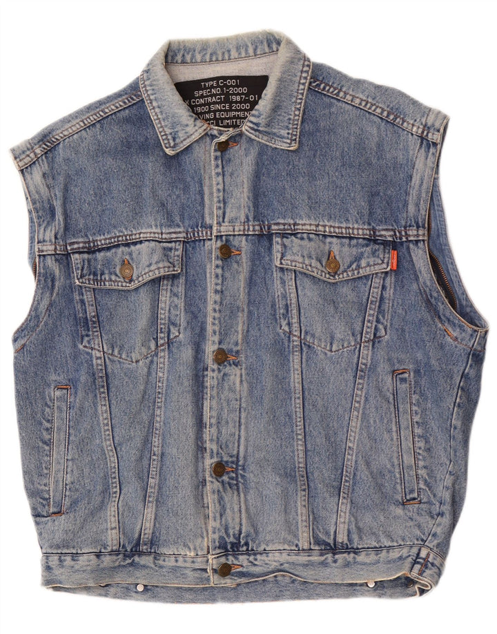 Casucci Ανδρικό Τζιν Gilet UK 40 Large Blue