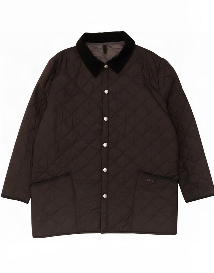 Ανδρικό καπιτονέ πανωφόρι Barbour UK 44 XL Μαύρο Πολυαμίδιο