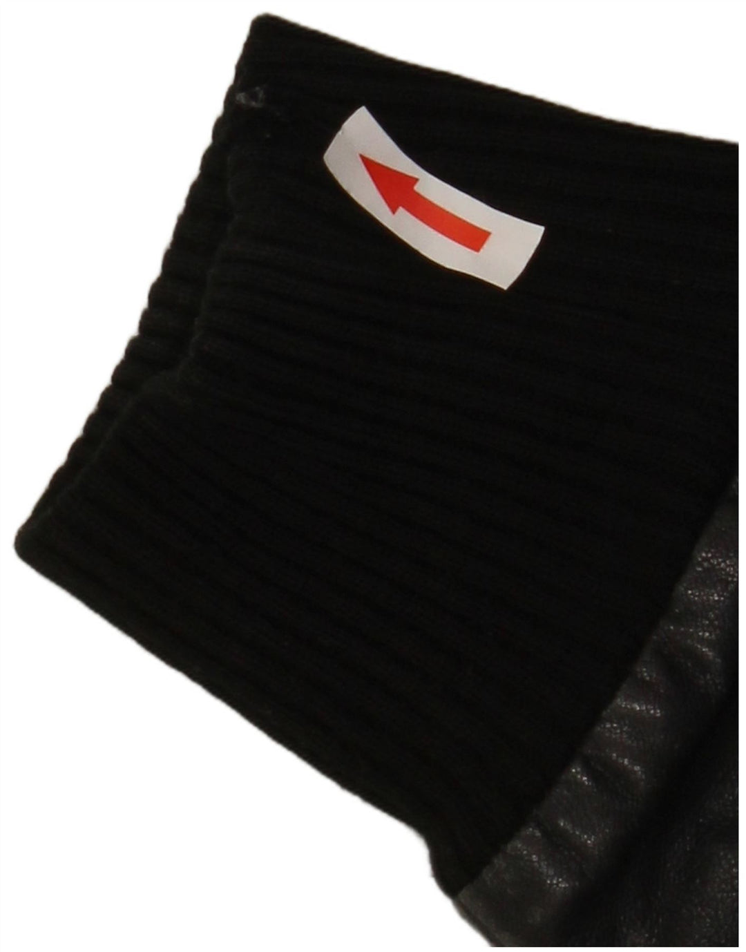 Sasch Γυναικείο Crop Δερμάτινο Μπουφάν UK 14 Medium Μαύρο