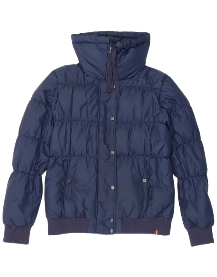 Γυναικείο μπουφάν Levi's UK 16 Large Navy Blue Polyester