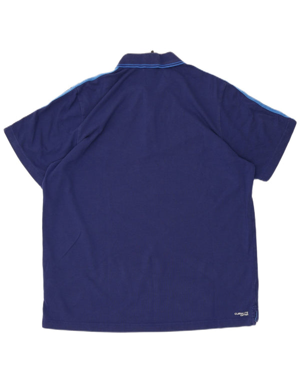 Ανδρικό πουκάμισο ADIDAS Clima 365 Polo XL Navy Blue Βαμβακερό