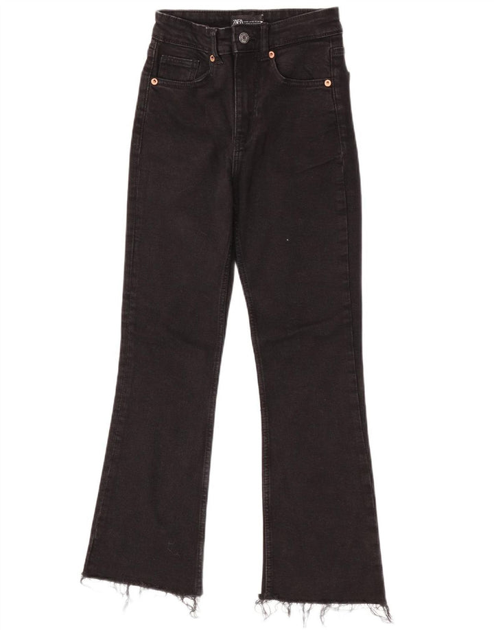 Zara Γυναικείο Τζιν μποτάκι EU 34 2XS W24 L25 Μαύρο