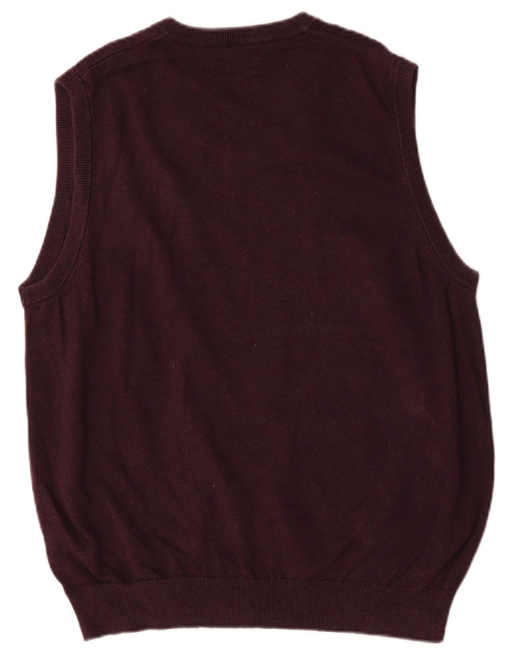 Marks & Spencer Ανδρικό γιλέκο Tank Top Μεγάλο Μωβ Βαμβακερό