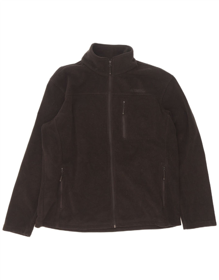 Mountain Warehouse Ανδρικό Fleece Jacket UK 44 2XL Μαύρο Πολυεστέρας