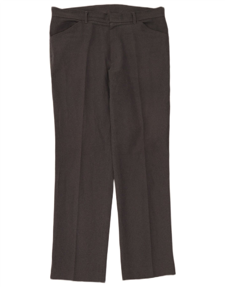 Farah Ανδρικό ίσιο casual παντελόνι W36 L34 Γκρι