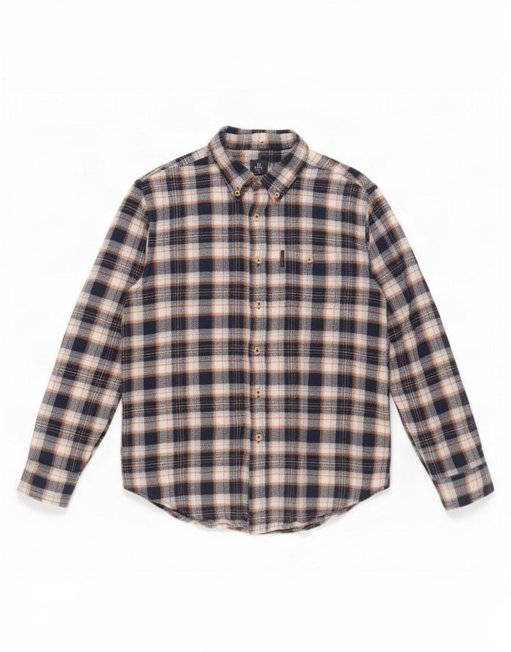 Ανδρικό φανελένιο πουκάμισο Ben Sherman, μεγάλο μπλε καρό