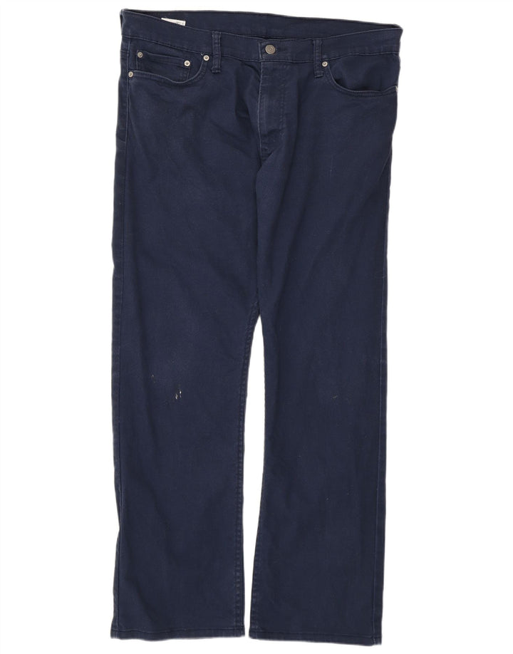 LEVI'S Ανδρικό τζιν 514 ίσιο W36 L30 Navy Blue Cotton