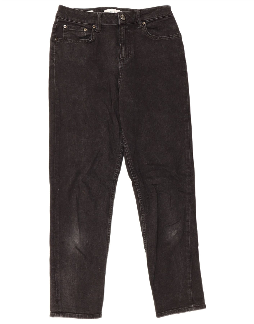 Reiss Γυναικείο Slim Jeans W27 L26 Μαύρο βαμβακερό