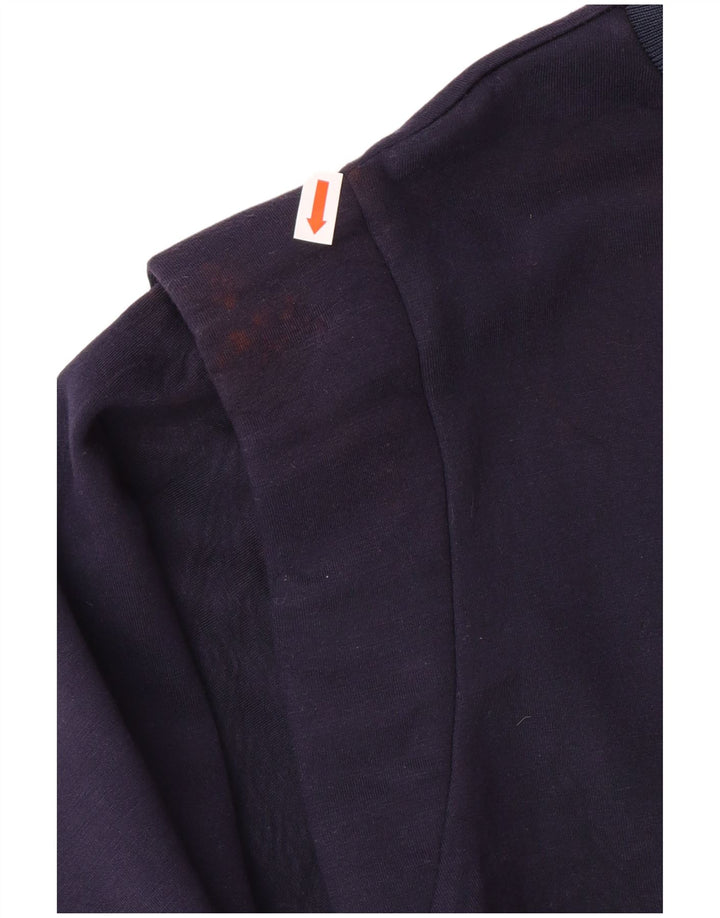 TED BAKER Γυναικείο φούτερ υπερμεγέθη Jumper Size 1 XS Navy Blue Viscose