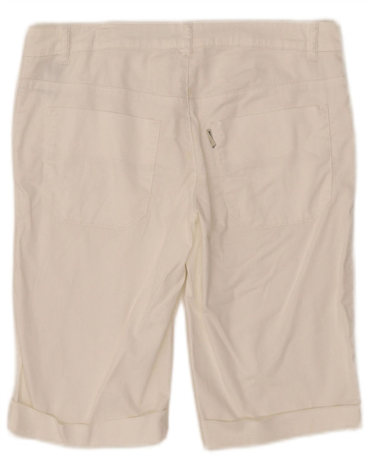Jeckerson Γυναικείο Casual Σορτς W29 Μεσαίο λευκό βαμβακερό