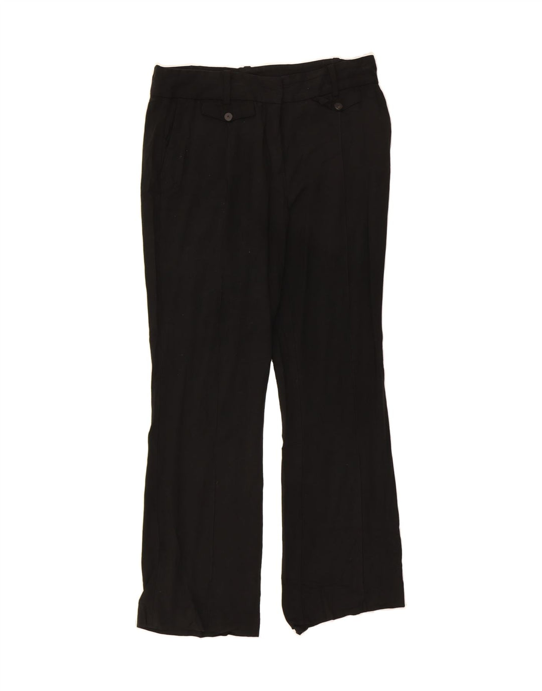 MASSIMO DUTTI Womens Bootcut Casual Trousers EU 40 Medium W30 L31 Black Vintage Massimo Dutti and Second-Hand Massimo Dutti from Messina Hembry 
